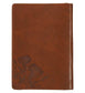 Amazing Grace Natural Canvas & Brown Faux Leather Journal