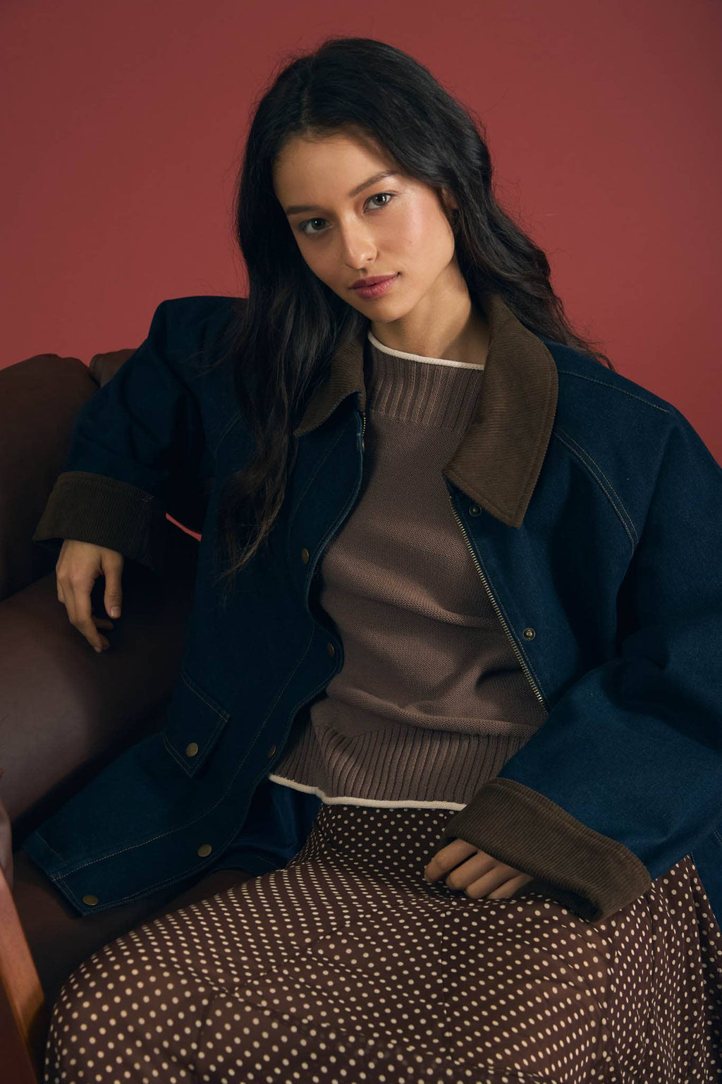 Corduroy Dream Denim Jacket