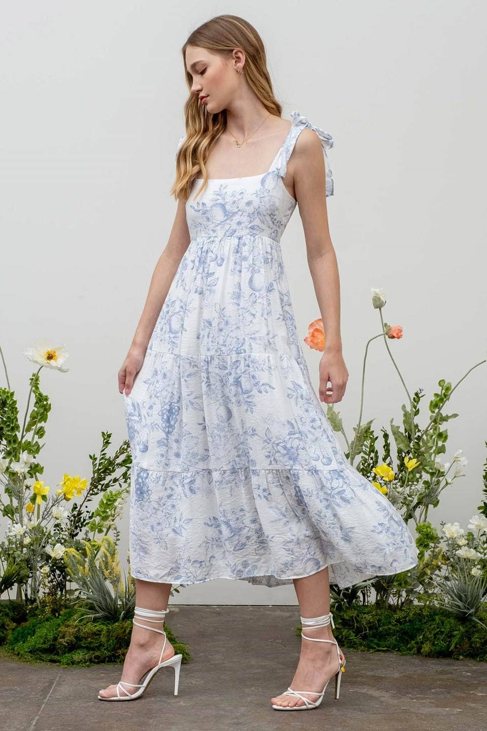 Galia Fruit Blossom Midi Dress