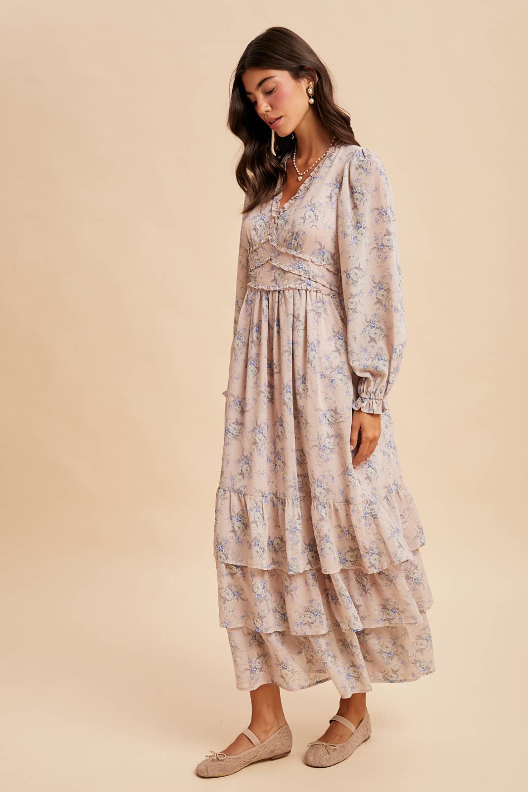 Cindy Tiered Maxi Dress