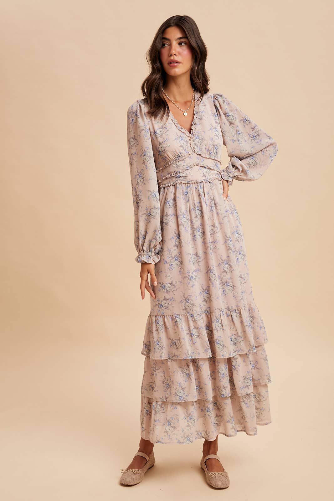 Cindy Tiered Maxi Dress