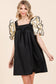 Inara Layered Ruffled Puff Sleeve Dress