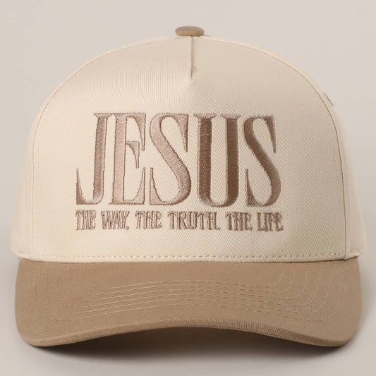 JESUS Embroidered Trucker Hat