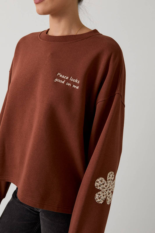 “Peace Looks Good on Me” Sweatshirt
