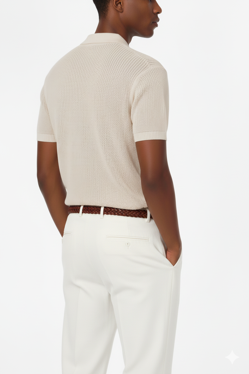 Textured Polo Shirt