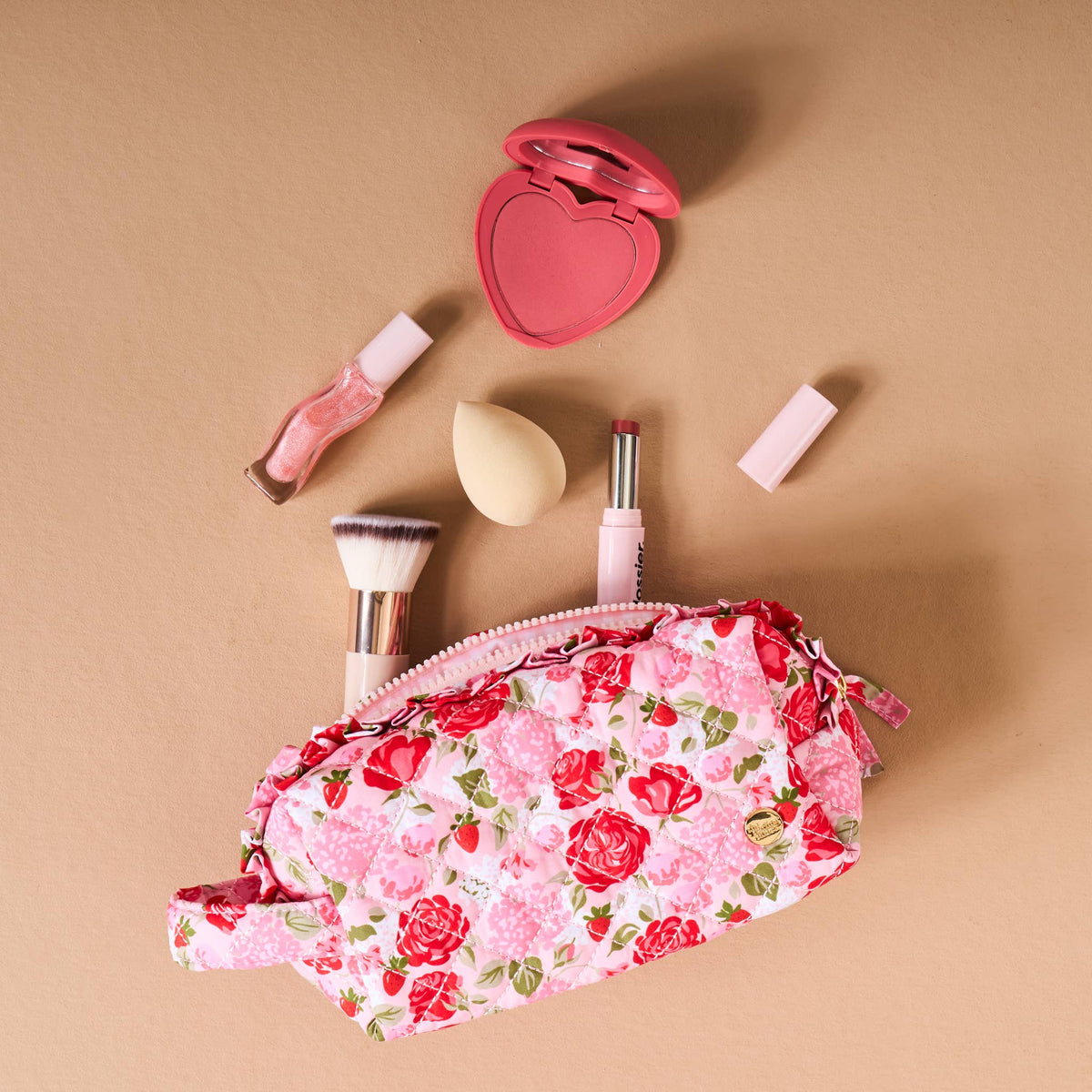 Rose Garden Cosmetic Pouch