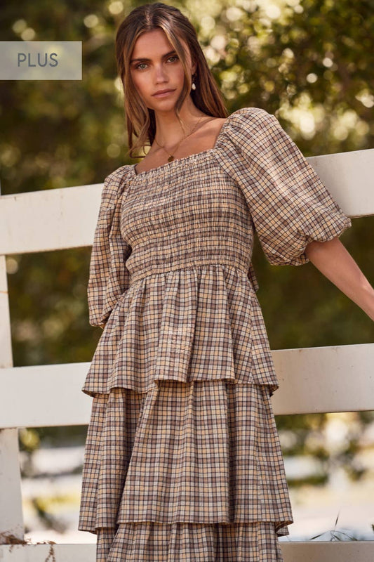 Haven Smocked Midi Dress