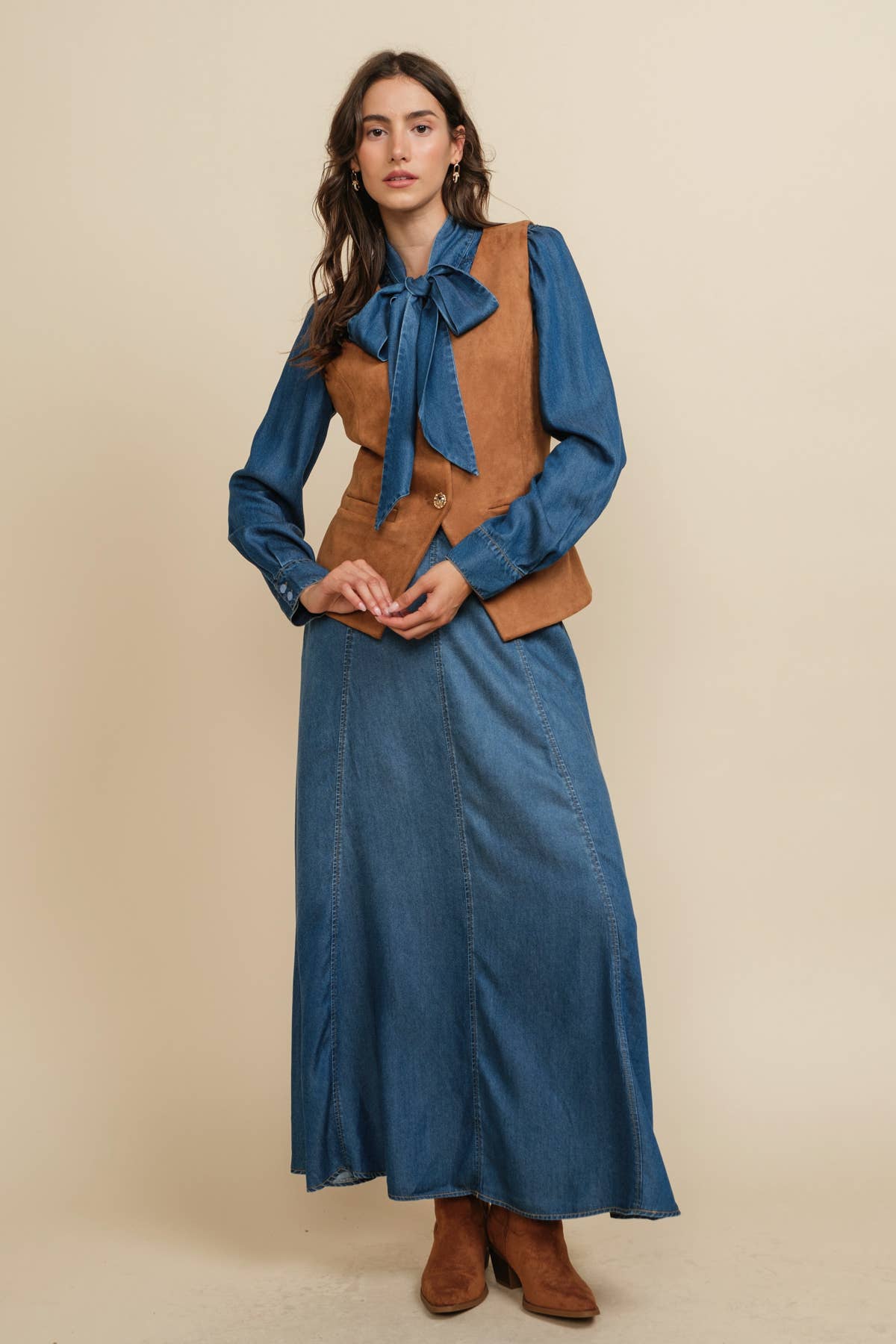 Heartland Suede Vest
