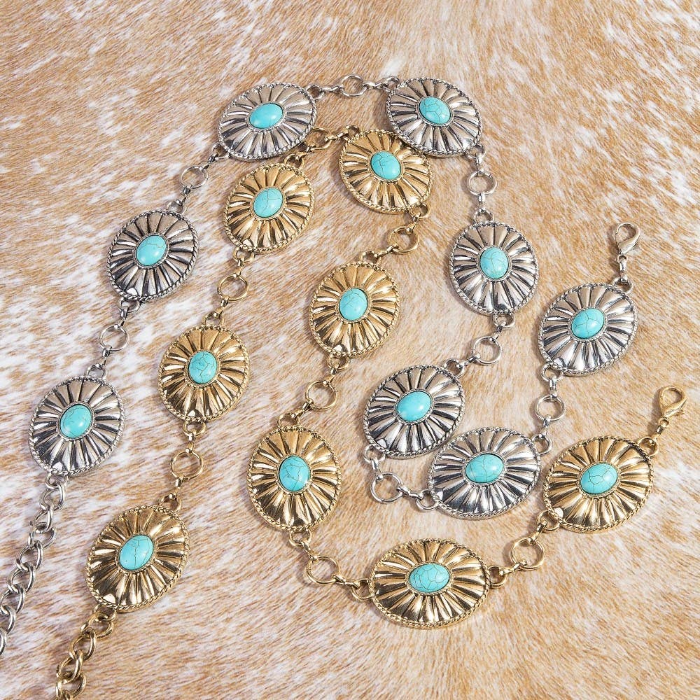 Prairie Sky Concho Belt