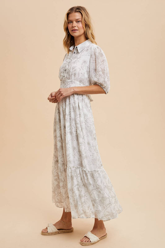 Bellevue Swiss Maxi Dress