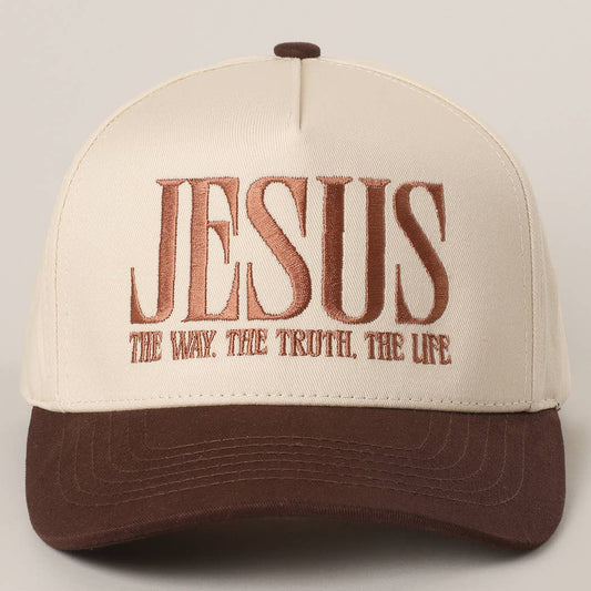 JESUS Embroidered Trucker Hat