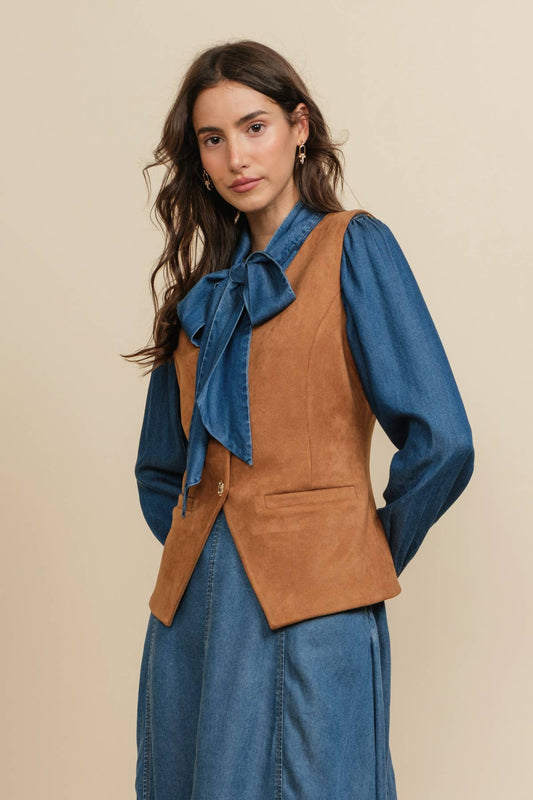 Heartland Suede Vest