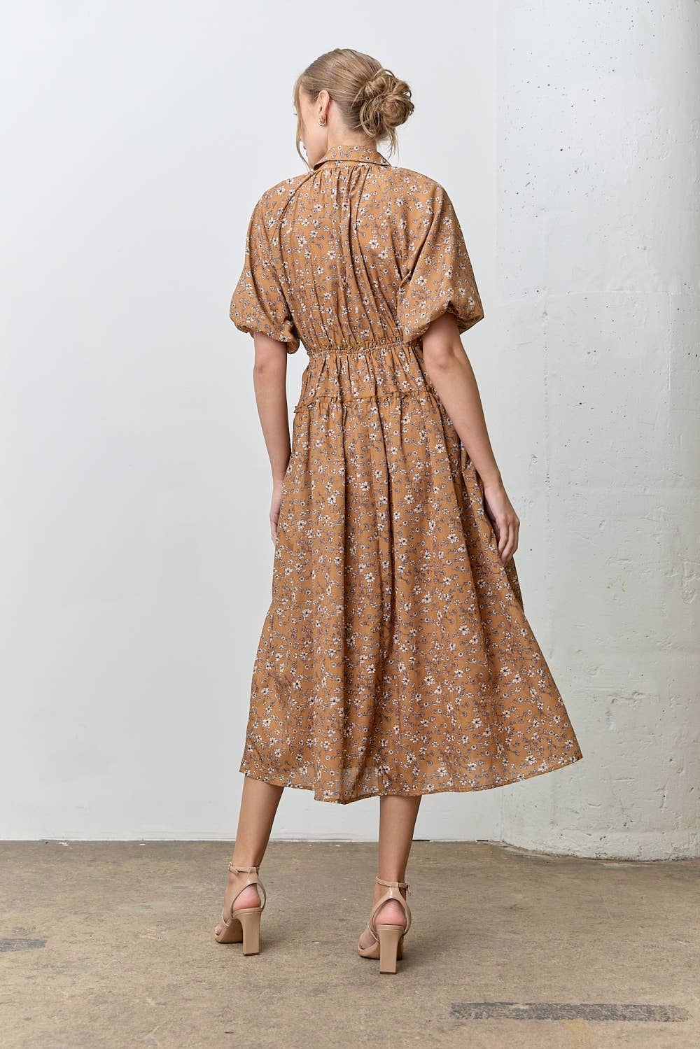 Lucille Floral Midi Dress