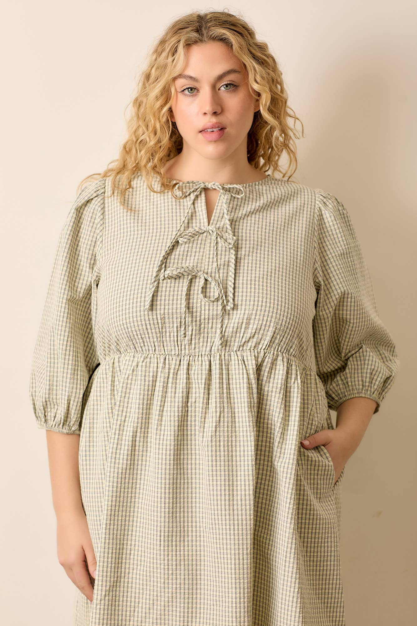 Patty Plaid Mini Dress