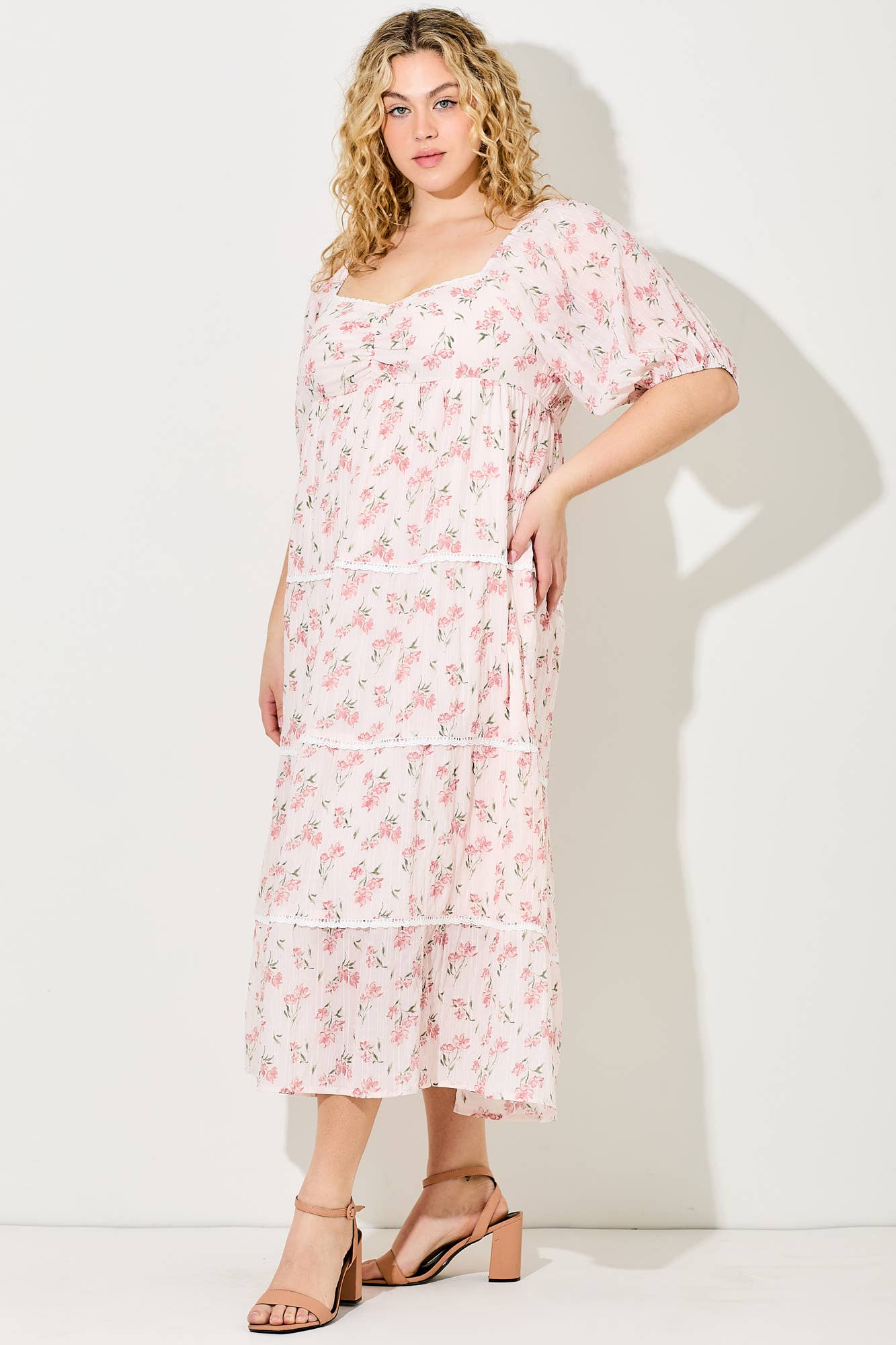 Sophie Floral Midi Dress