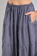 Jenny Plaid Midi Skirt