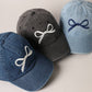 Darling Bow Denim Cap