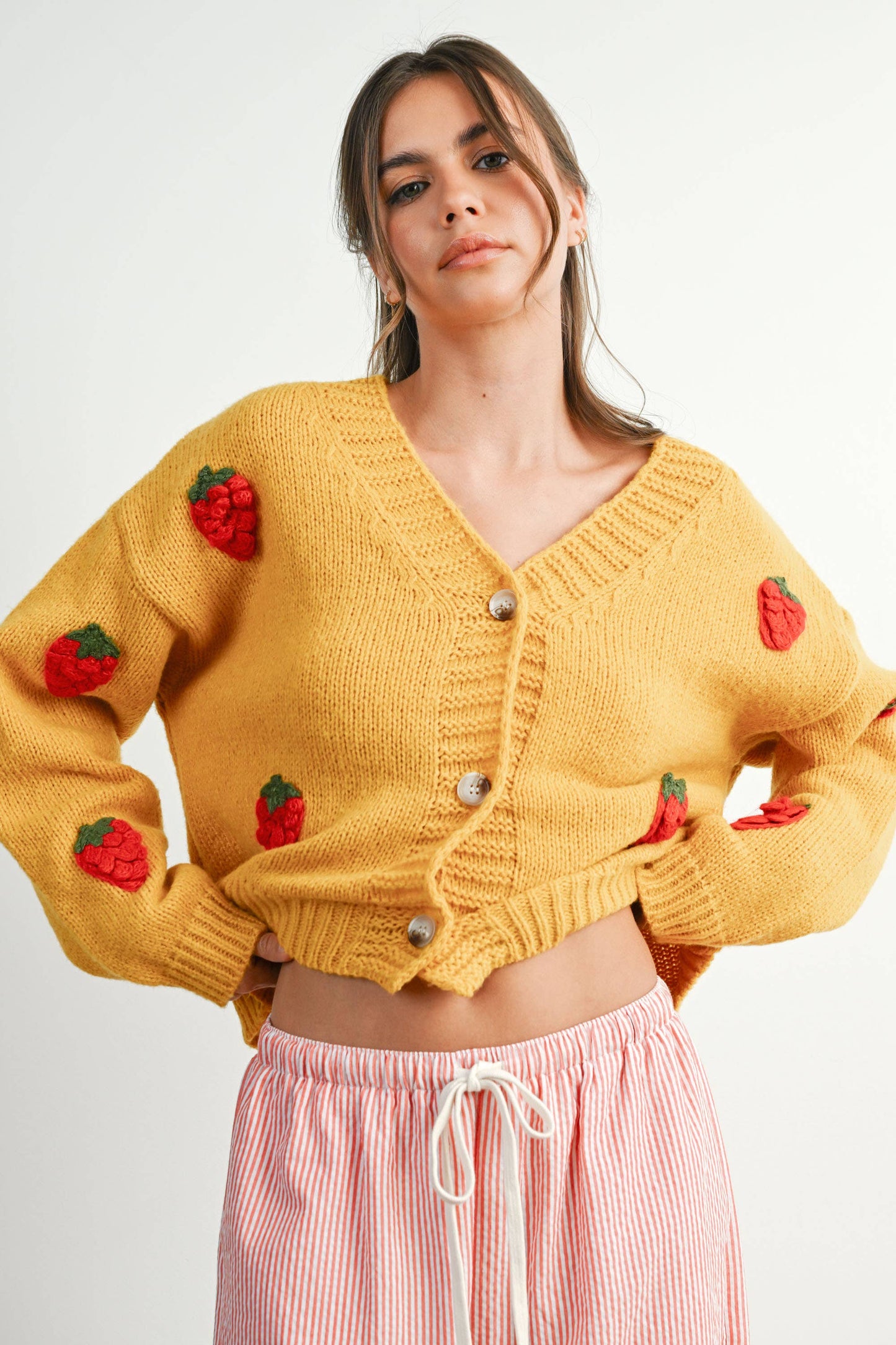 Strawberry Cardigan