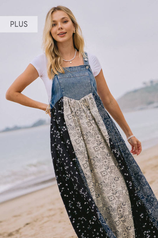 Riley Denim Overall Dress