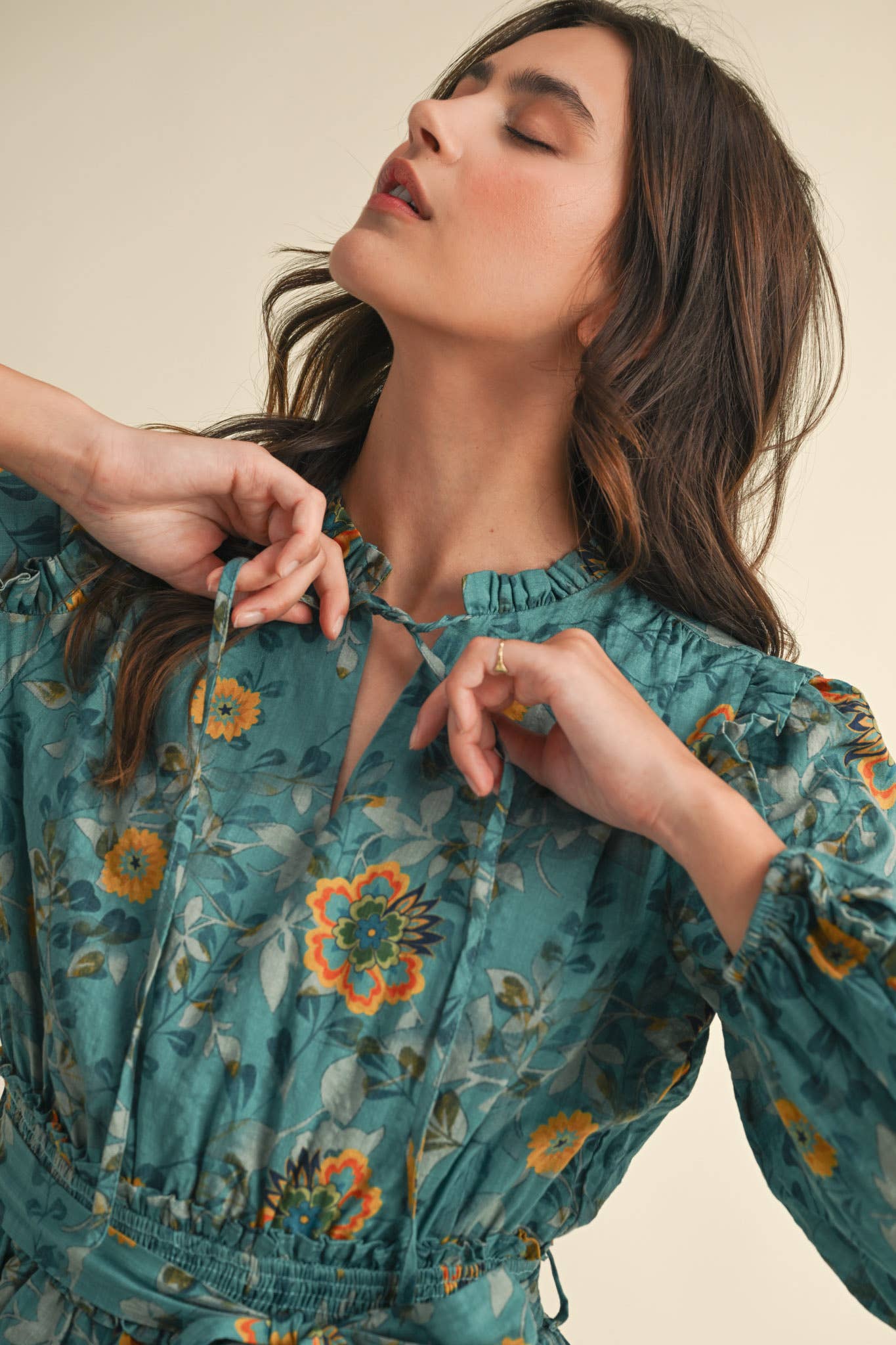 Turkish Bloom Midi Dress