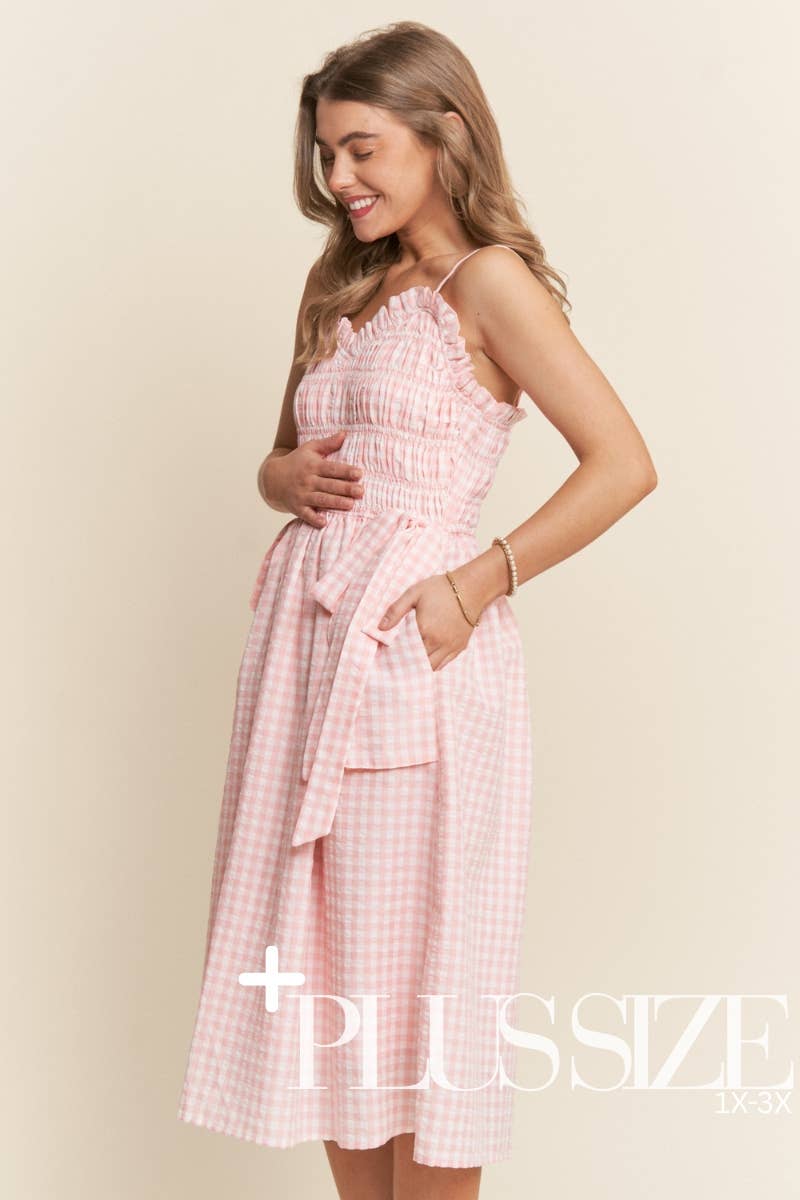 Ribbon Midi Dress