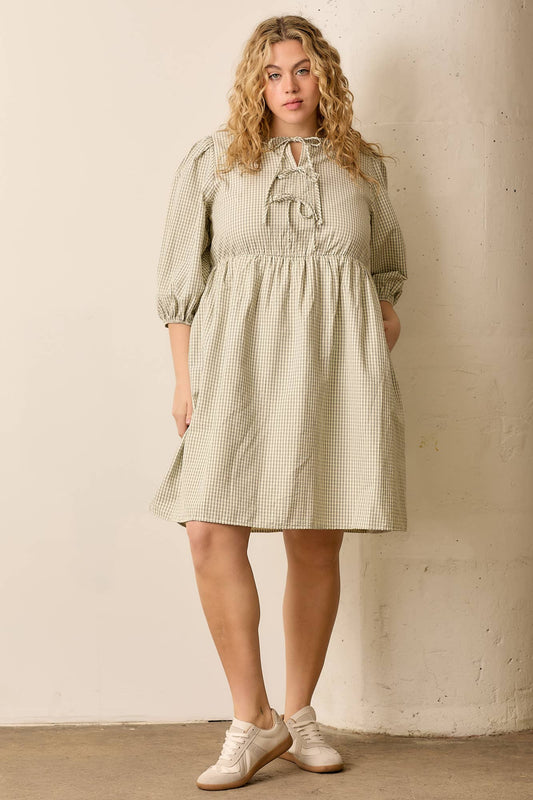 Patty Plaid Mini Dress