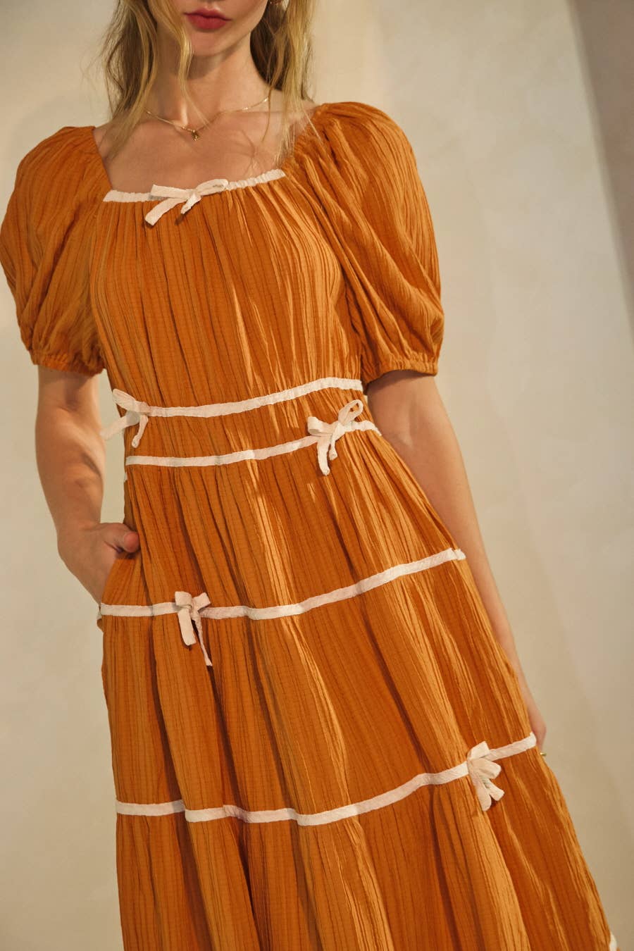 Golden Hour Orchard Dress