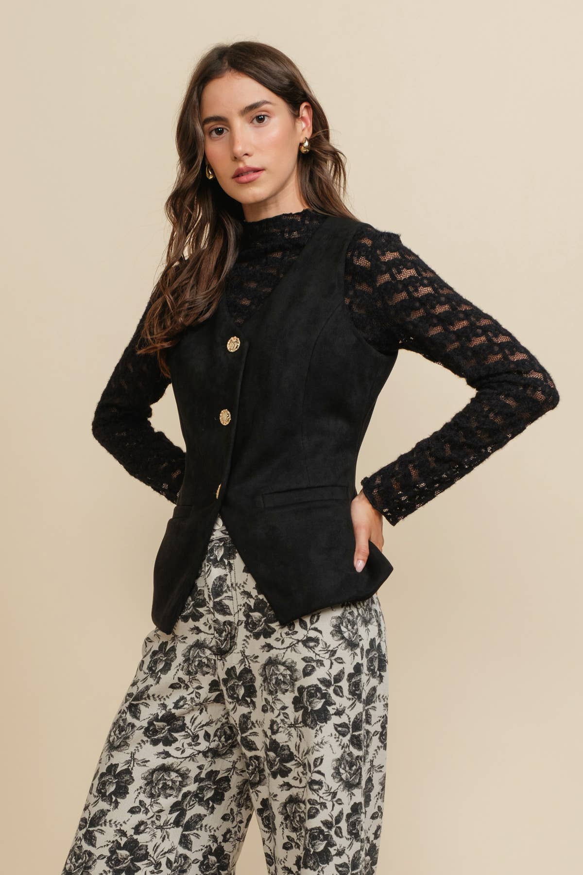 Heartland Suede Vest