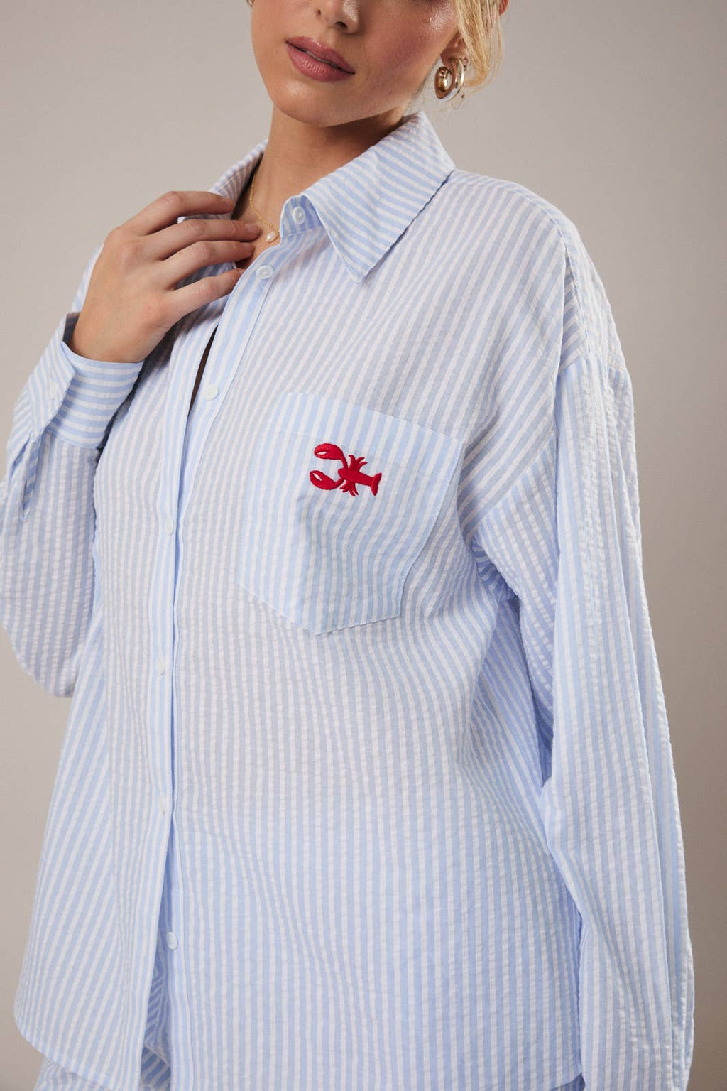 Washed Ashore Button Up