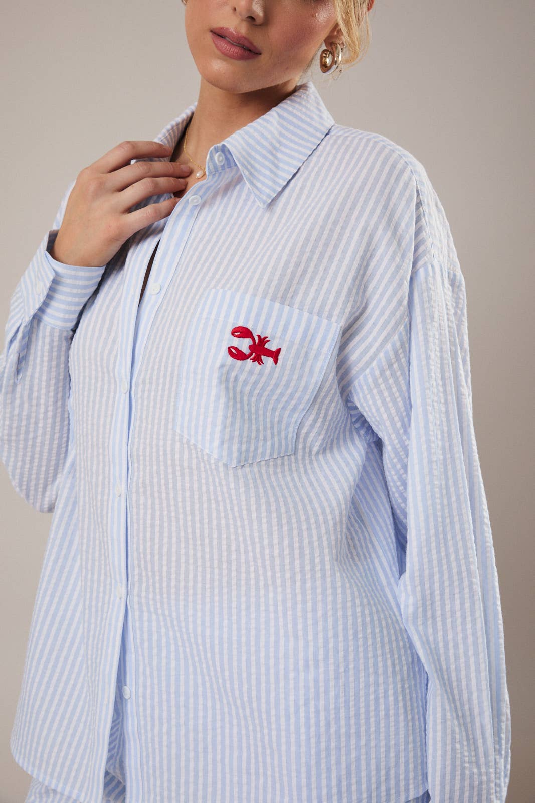Washed Ashore Button Up