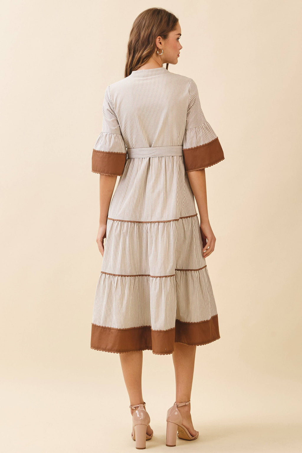 Margaux Tiered Midi Dress