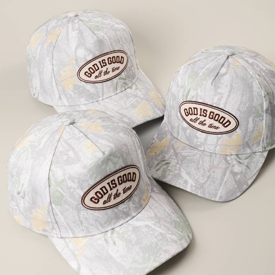 God Is Good Camo Hat
