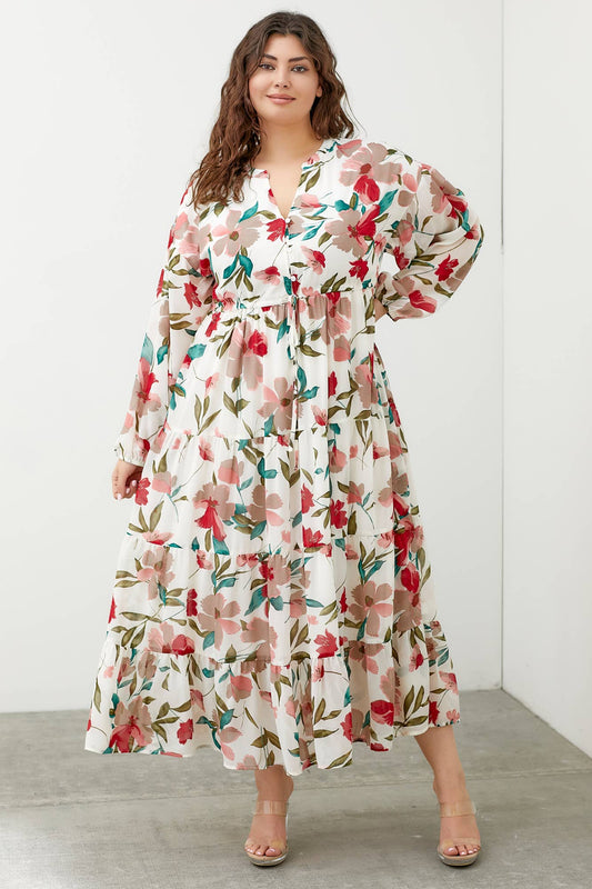 Bernice Floral Print Maxi Dress
