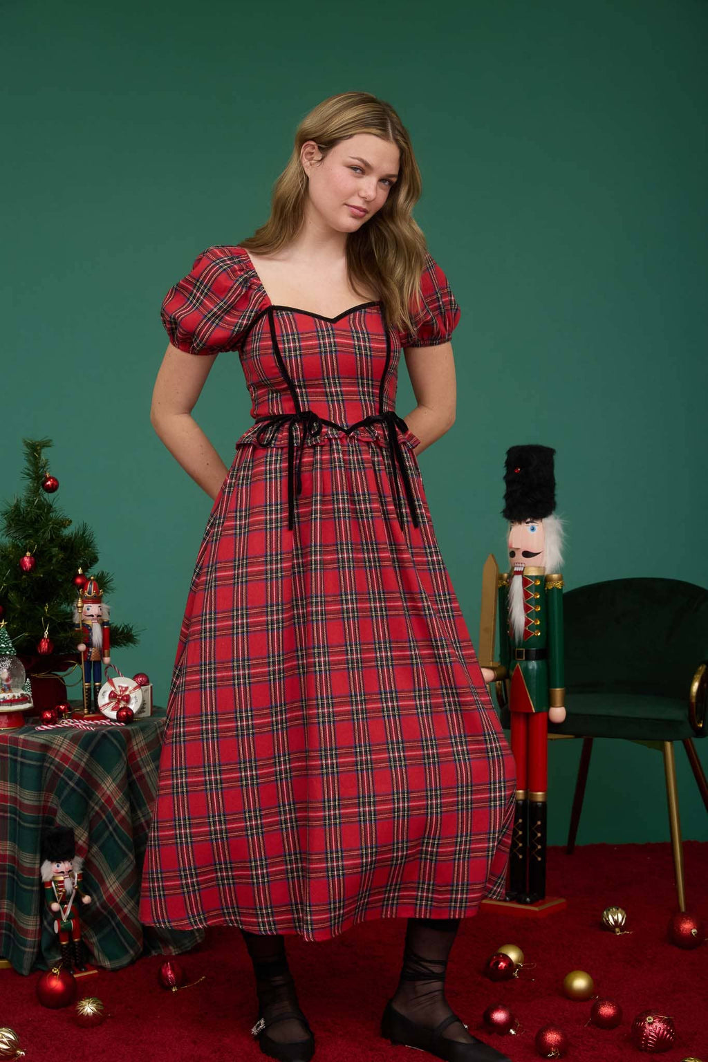 The Vivienne Plaid Dress