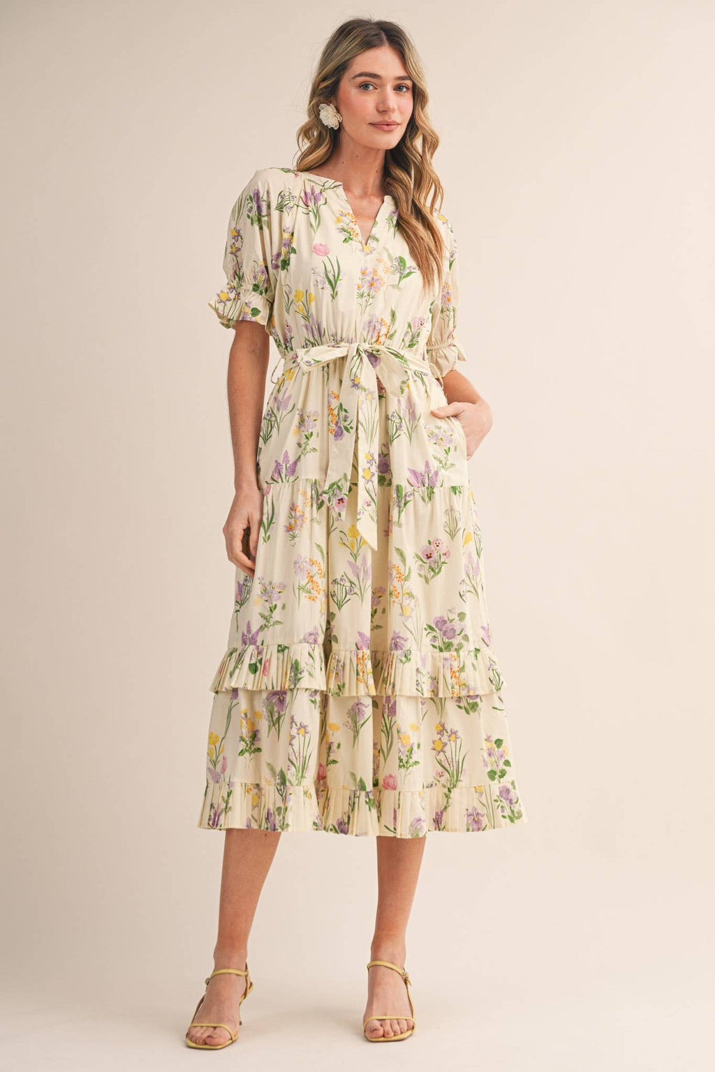 The Bellewood Floral Midi Dress