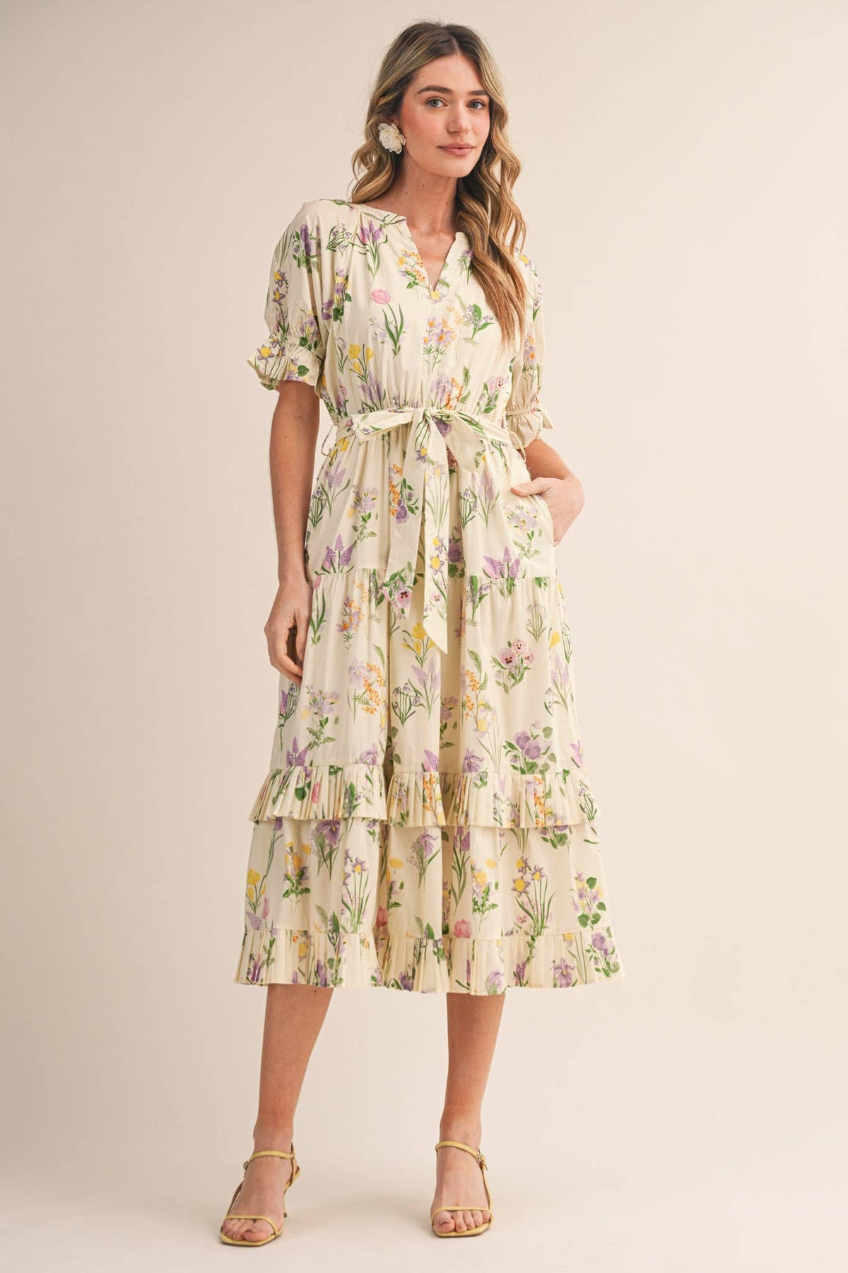 The Bellewood Floral Midi Dress