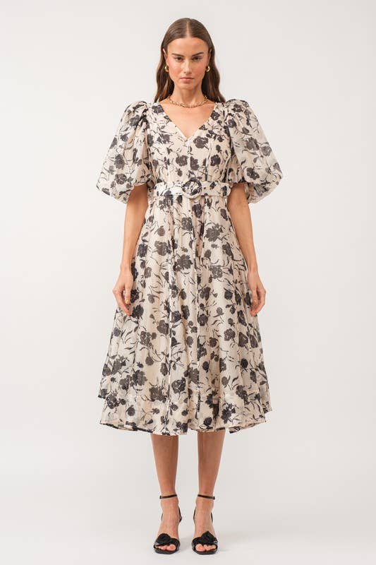Cara Floral Organza Dress