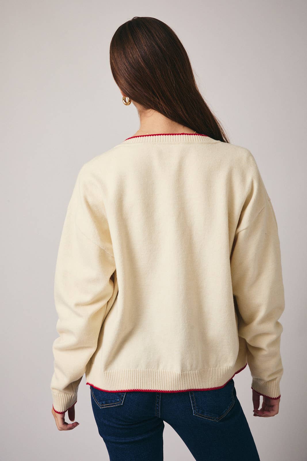 Sweet Vine Tomato Cardigan