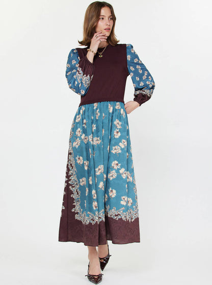 Annelise Floral Midi Dress