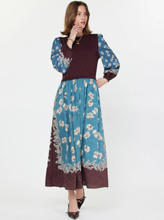 Annelise Floral Midi Dress