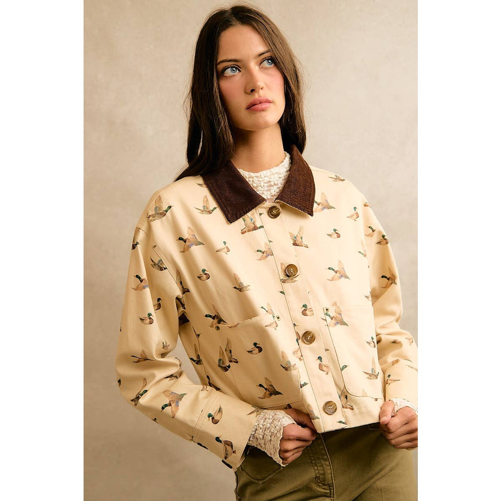 Mallard Duck Print Jacket