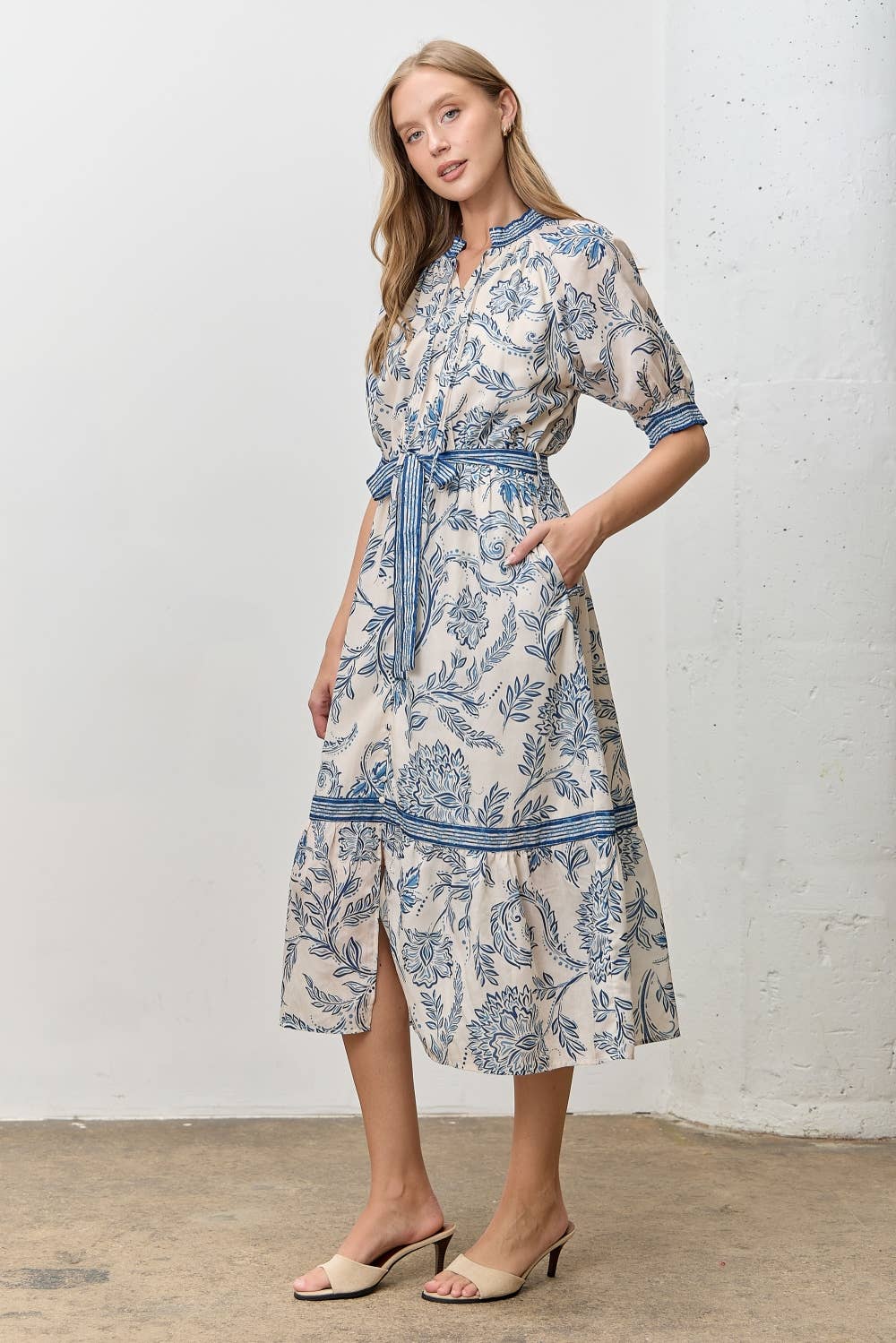 Lucinda Botanical Midi Dress
