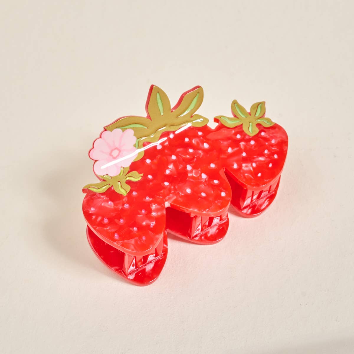 Strawberry Patch Claw Clip