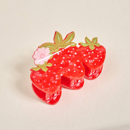 Strawberry Patch Claw Clip