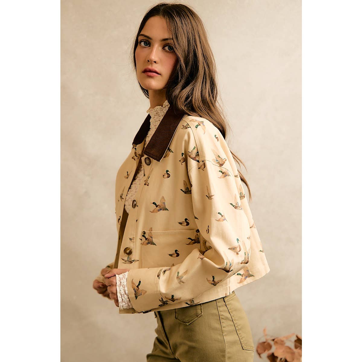 Mallard Duck Print Jacket