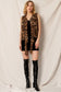 Leopard Print Ribbon Vest