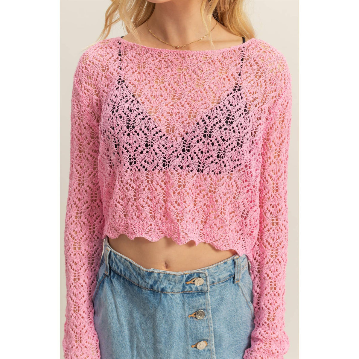 Wispy Crochet Top