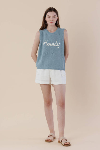 Howdy Knit Vest