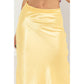 Satin Midi Skirt