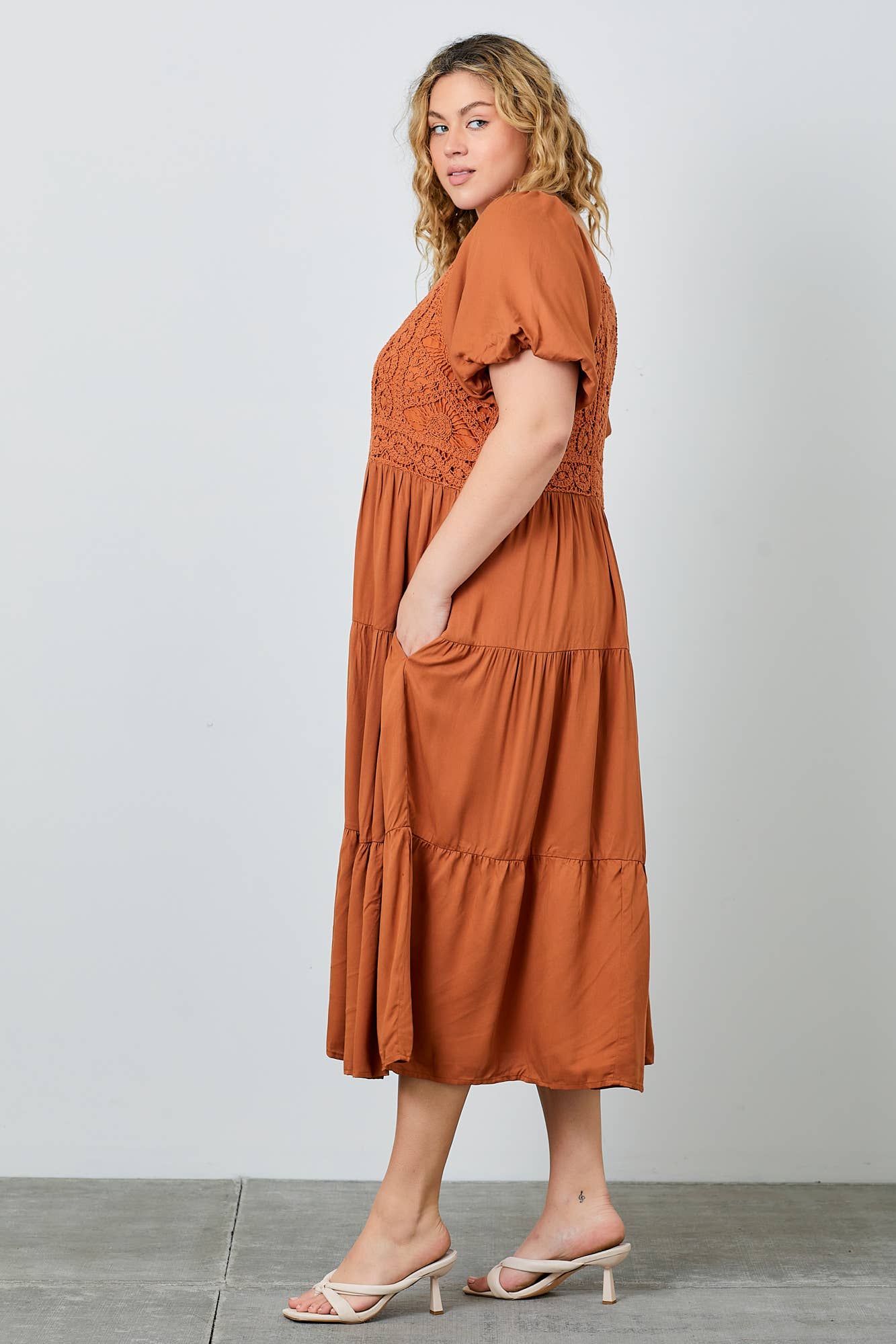 Penny Crochet Maxi Dress